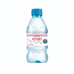 WATER EVIAN STILL 330ML
